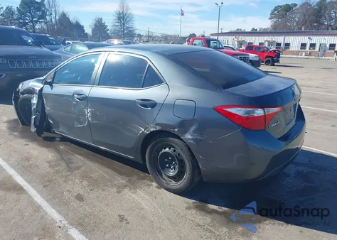 2015 Toyota Corolla Le from USA, damaged, VIN 2T1BURHE4FC451433